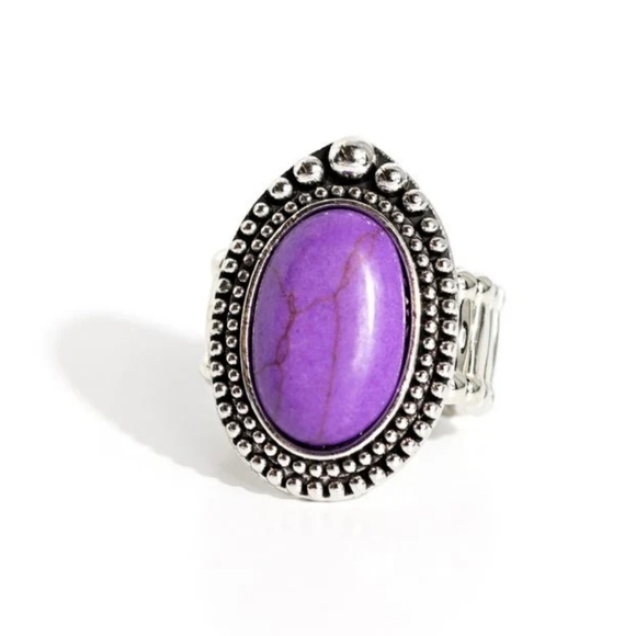 paparazzi Jewelry - Paparazzi Ring ~ Chiseled Canyons - Purple